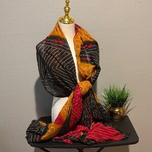 Elegant Multicolor Long Scarf